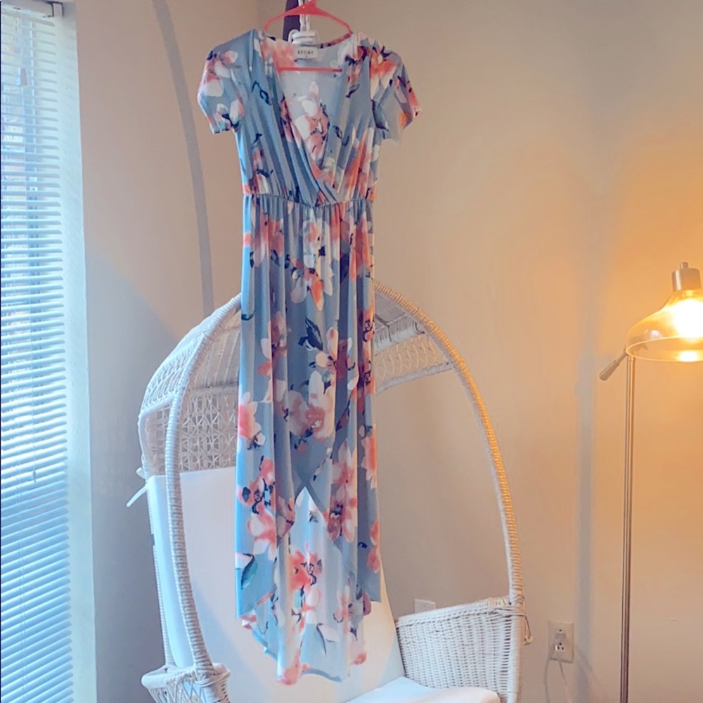 Spring, floral dress
